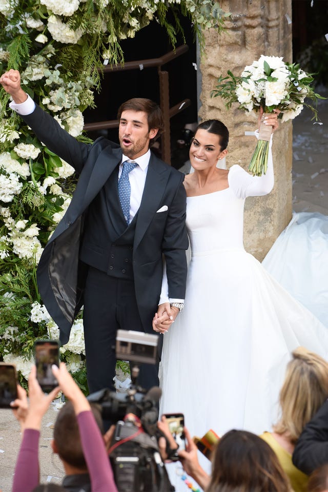 marta lozano en su boda