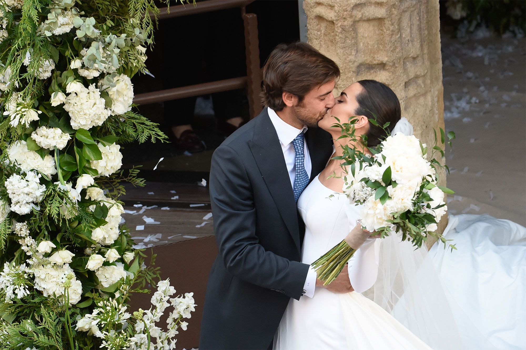 Marta Lozano as es el vestido de novia en su boda