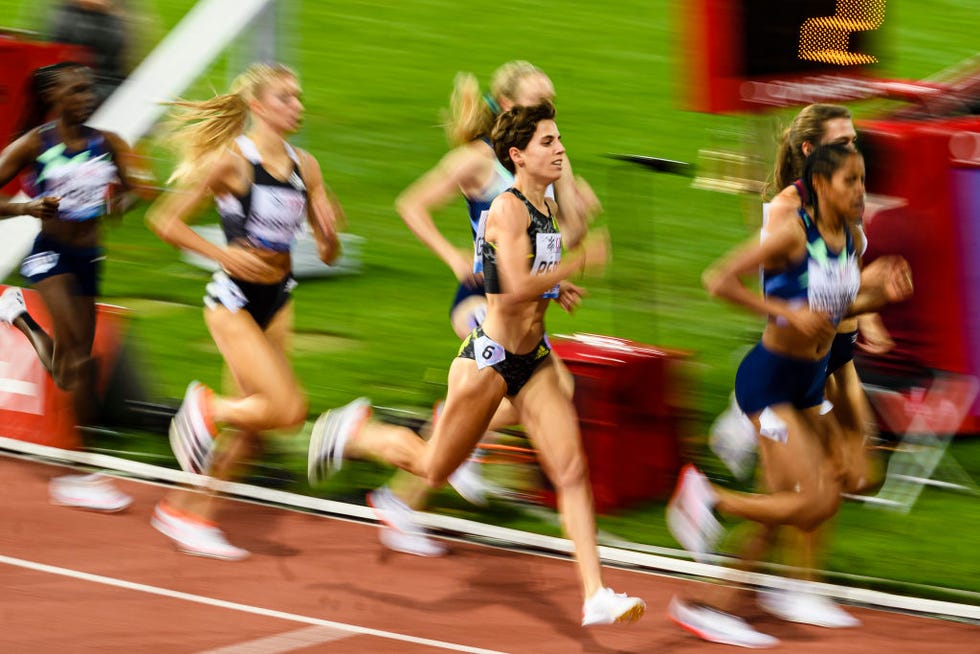 marta pérez corre en la liga de diamante