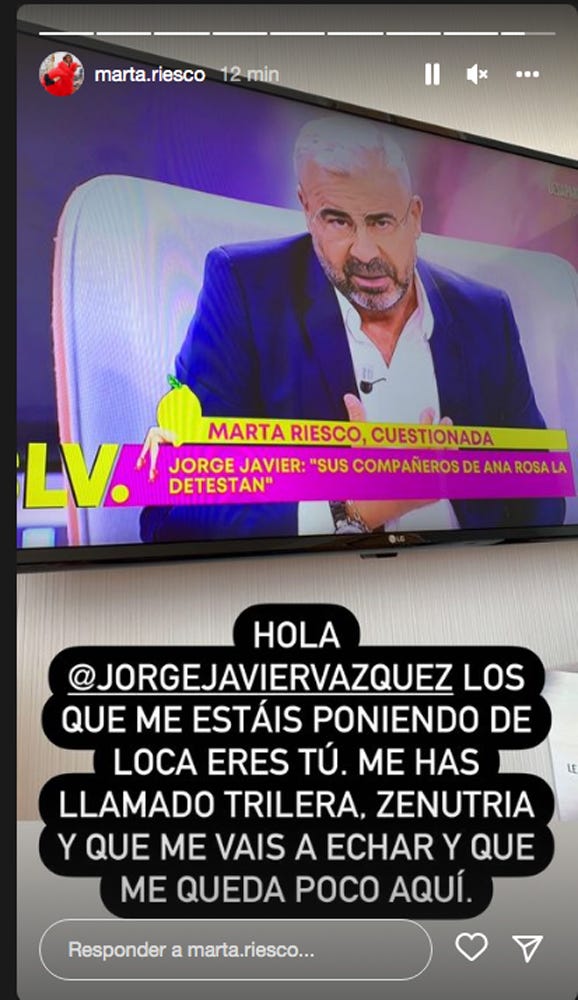 sálvame marta riesco acusa a jorge javier por acoso