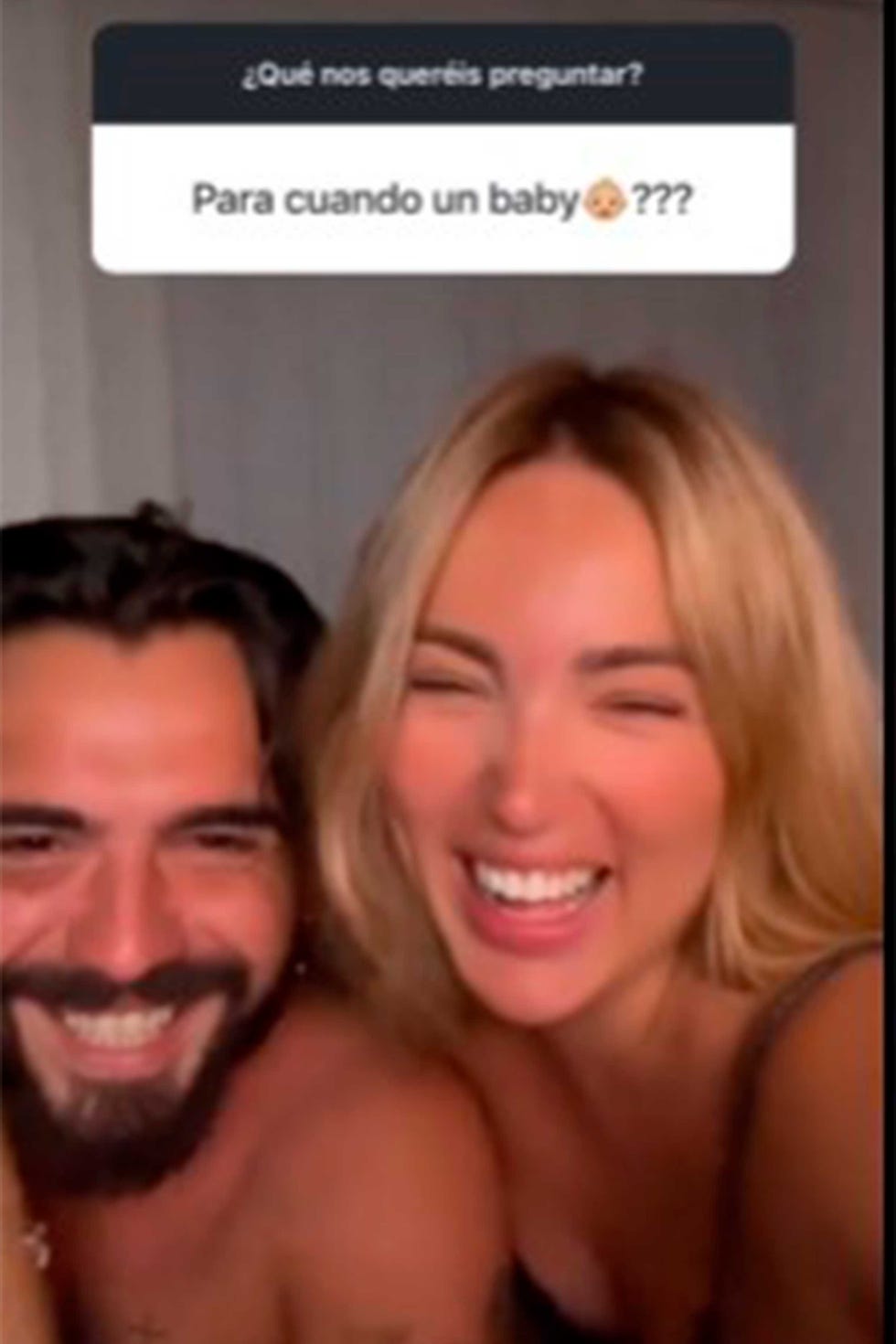 marta riesco y alejandro caraza quieren ser padres