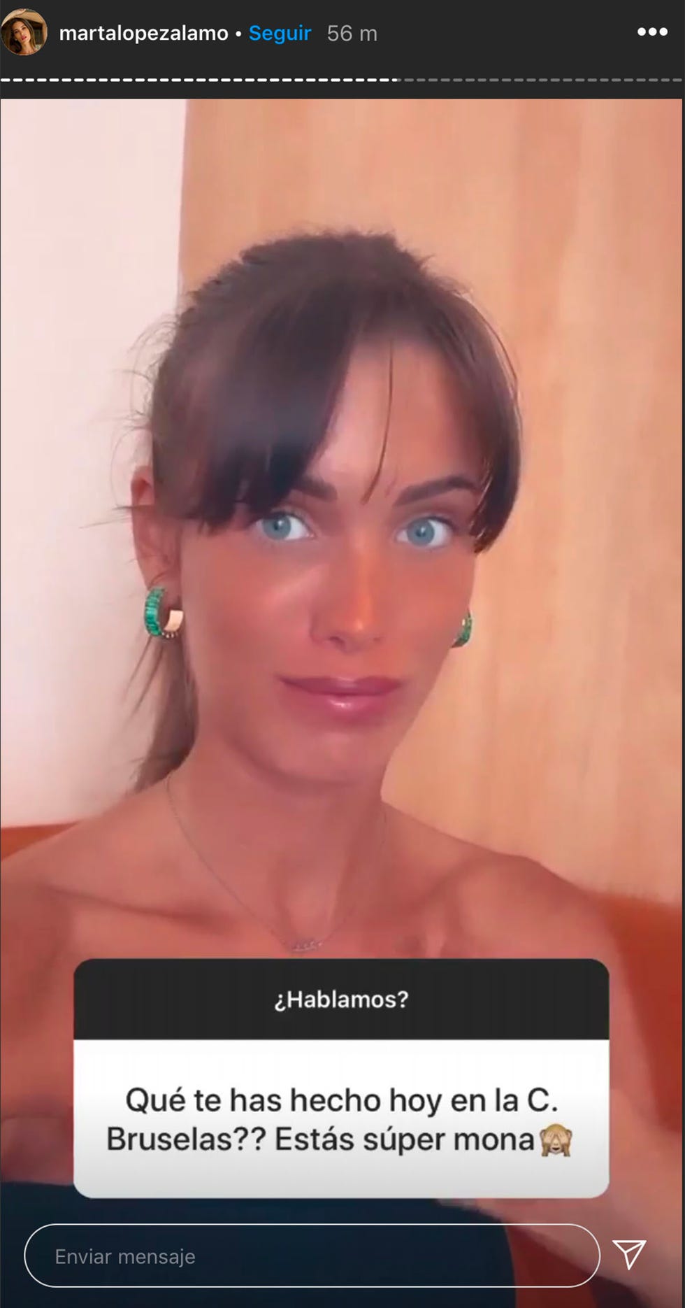 marta lópez habla de su novio en instagram