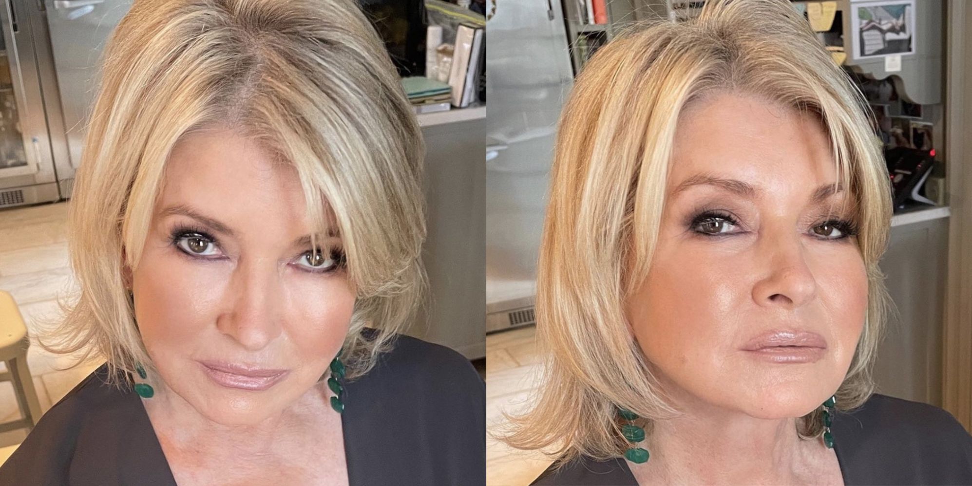 Martha Stewart Shares Salon Selfies Highlighting Her 'Great' Skin