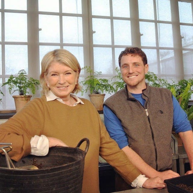 martha stewart, ryan mccallister, gardener
