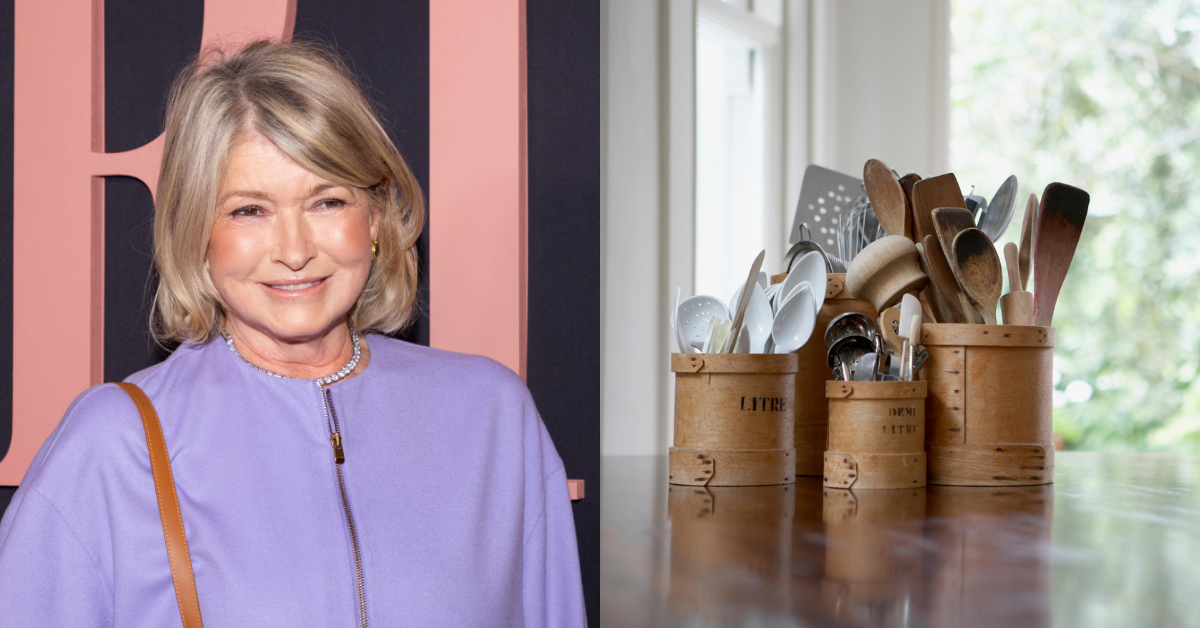 Martha Stewart's Hack for Organizing Kitchen Utensils Is Genius