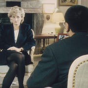 princess diana being interviewed