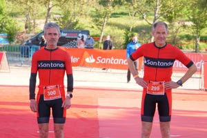 los maratonianos martín fiz y abel antón