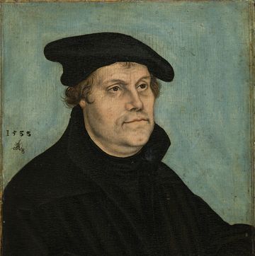 portret van maarten luther