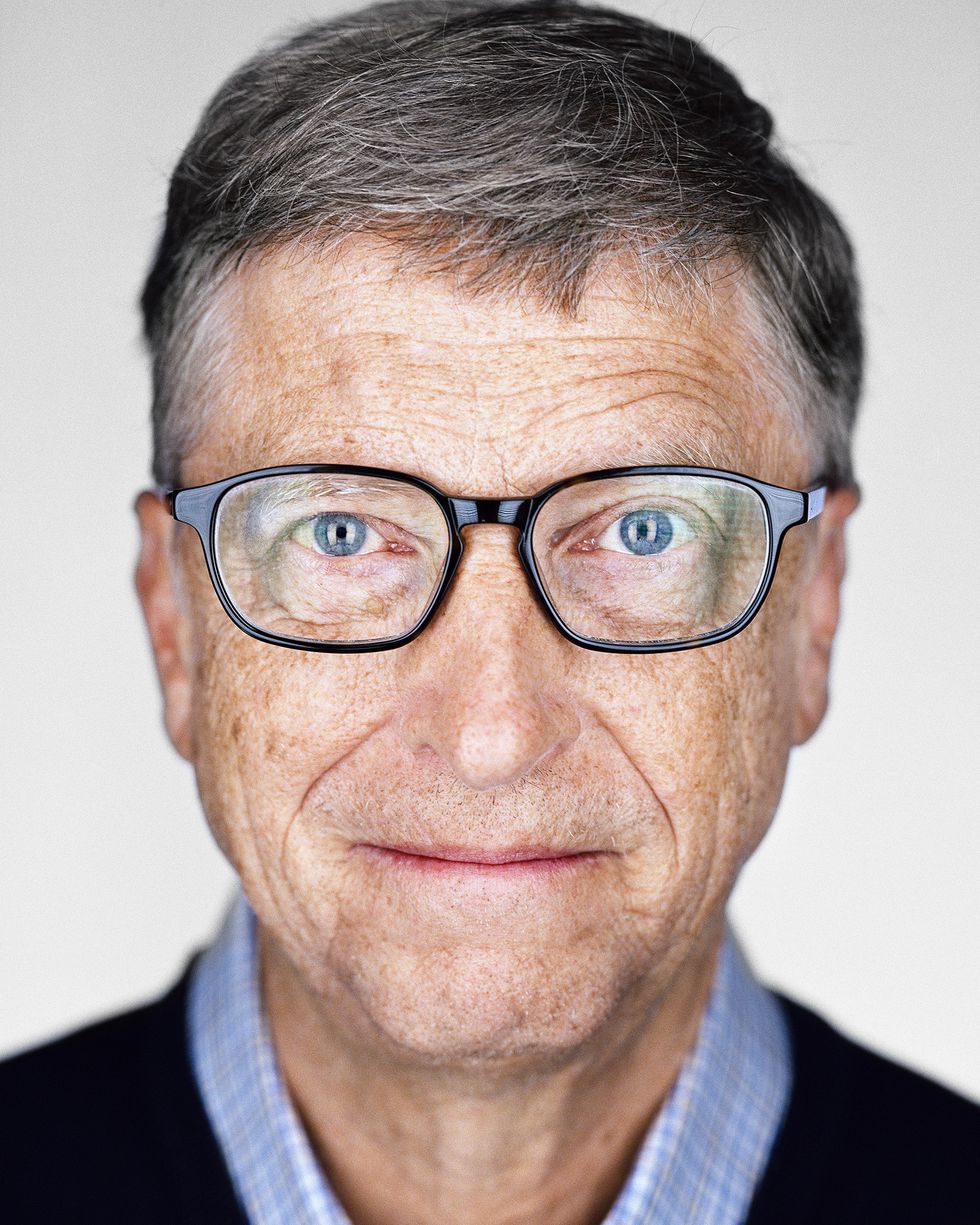 Martin Schoeller, Bill Gates, Close Up, ritratto