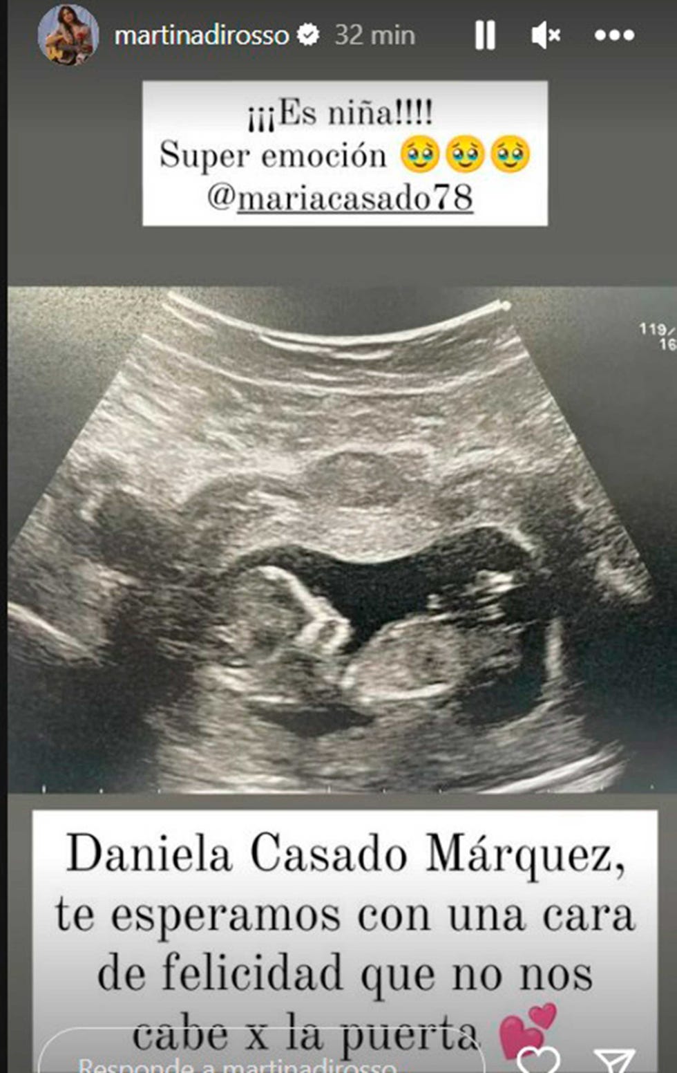 martina dirosso, pareja de maría casado