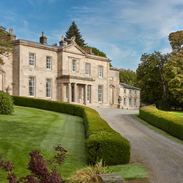 capard house, built in the 1790s a georgian country home in ireland designed by martyn lawrence bullard the hedged approach to capard house\, built in the 1790s