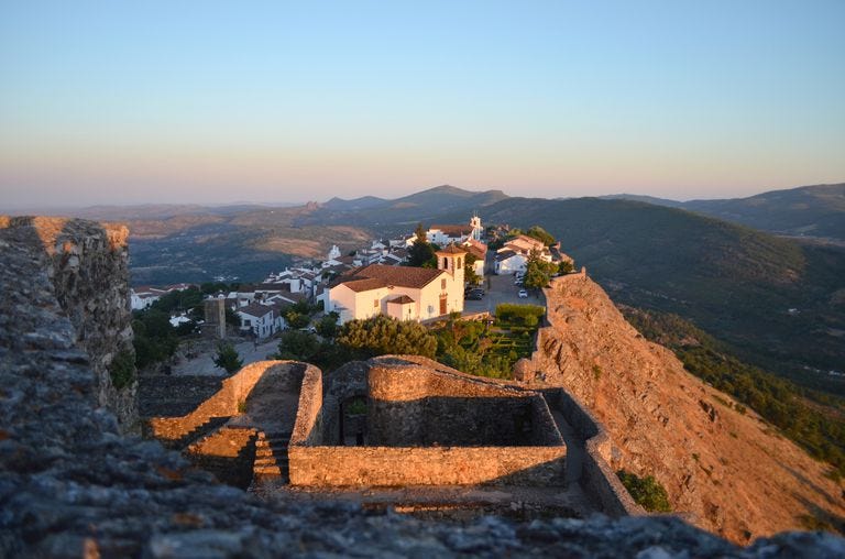 Marvao al tramonto