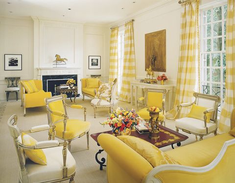 mary douglas drydales living room yellow veranda