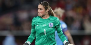 mary earps of england reacts after saving a penalty during the fifa womens world cup australia new zealand 2023 final match between spain and england