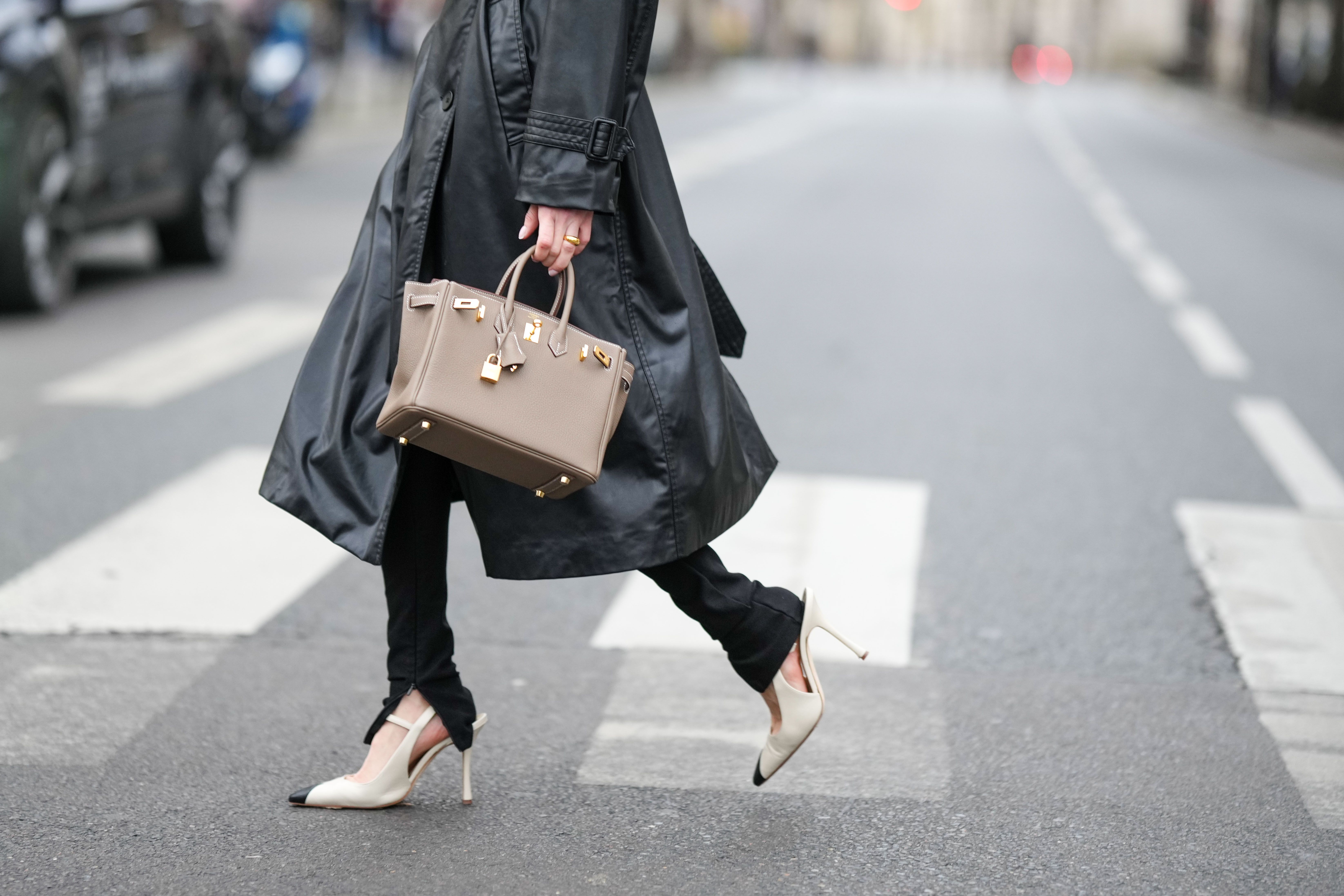 Spring 2016 Shoe Trend: Chanel Cap-Toe Slingback Street-Style