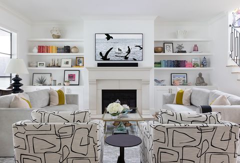 white living room ideas abstract sofas and black versus white