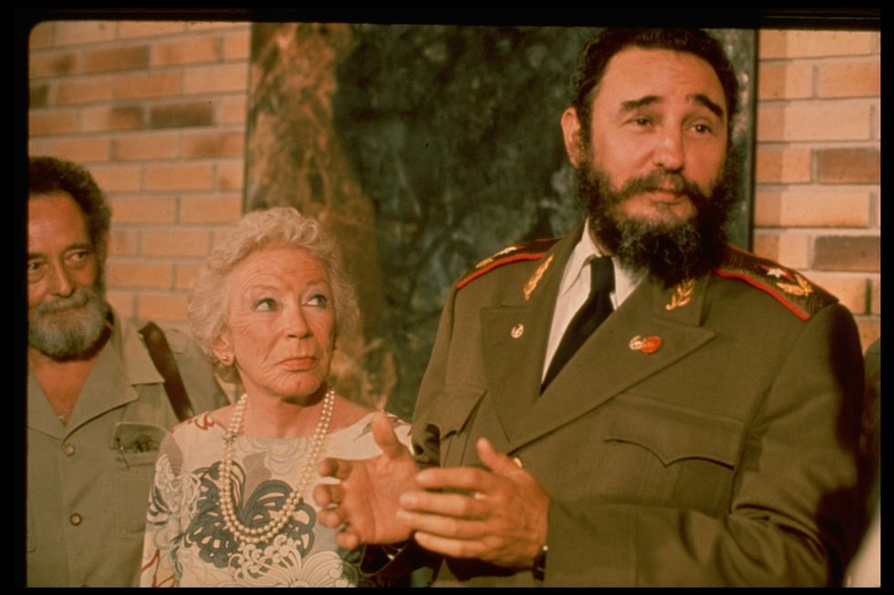 mary welsh hemingway and fidel castro