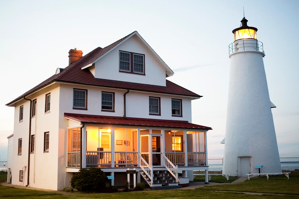 cove point lighthouse keeper's house in maryland, a good housekeeping pick for unique airbnb