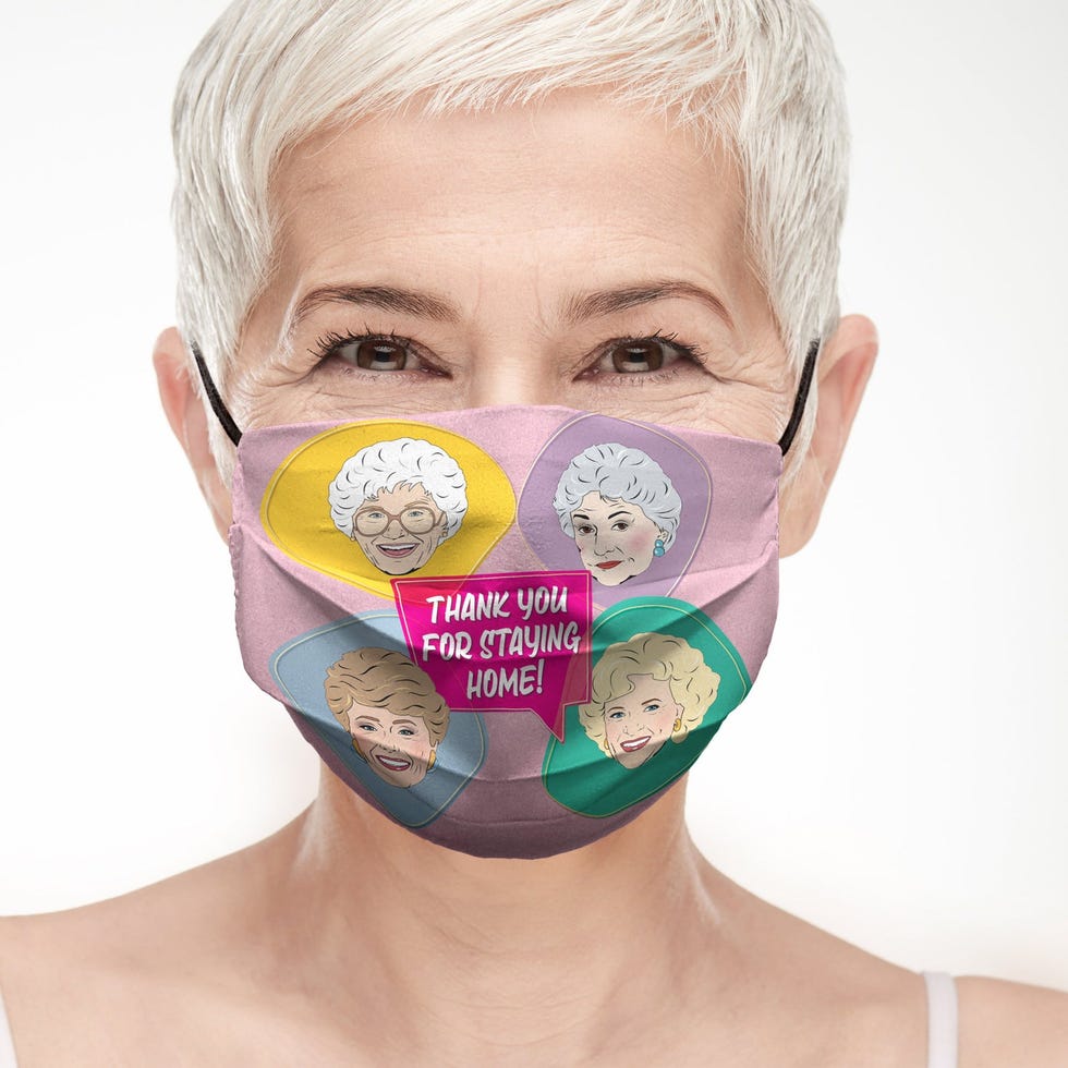 mascarilla de 'las chicas de oro'