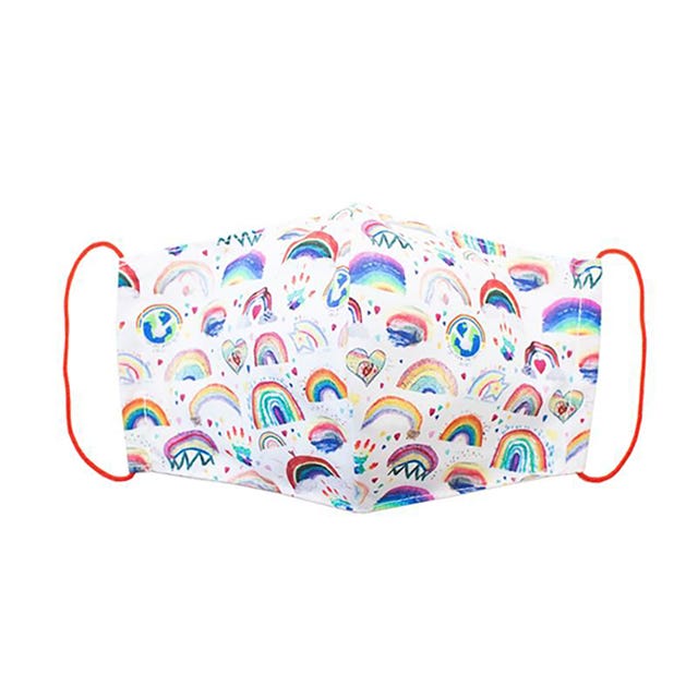 mascarilla solidaria rainbow, de dideco