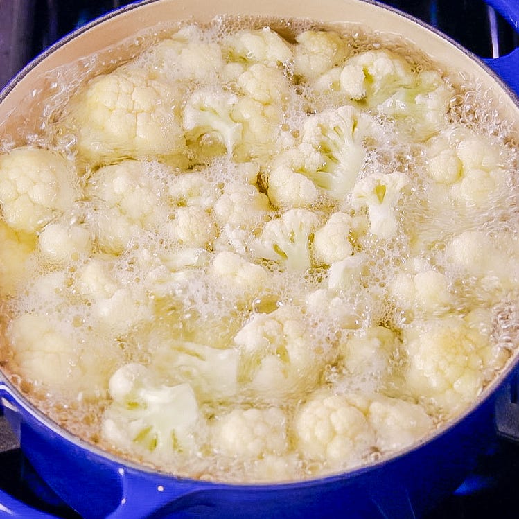mashed cauliflower