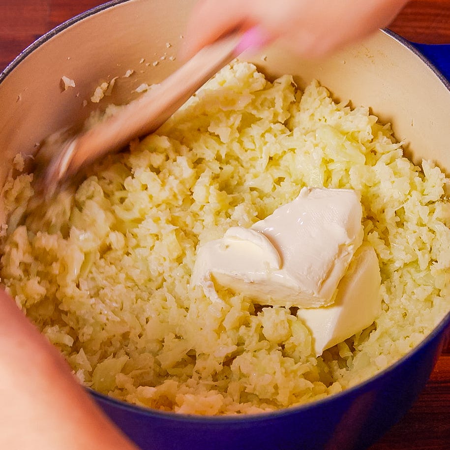 mashed cauliflower