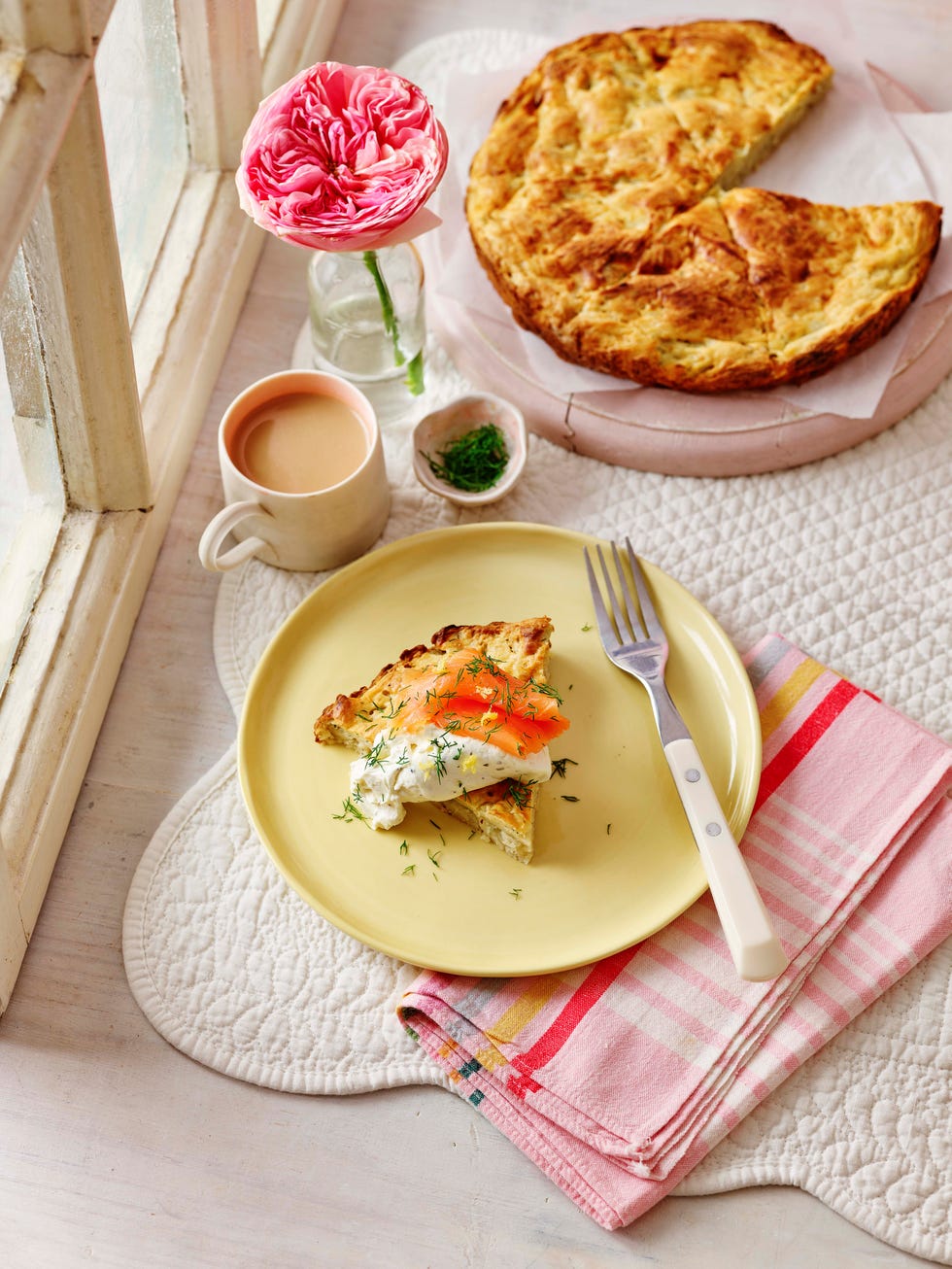 giant mashed potato, dill and buttermilk scone