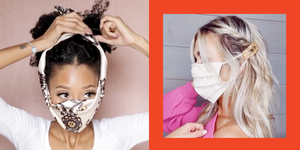 face mask hairstyles
