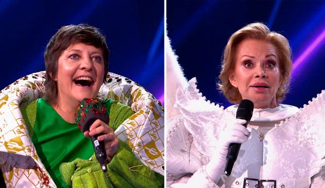 eva hache y paloma san basilio eran angel y cactus en mask singer 2