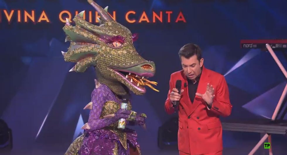 mask singer dragona y arturo valls