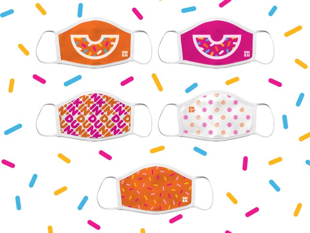 donut inspired face masks