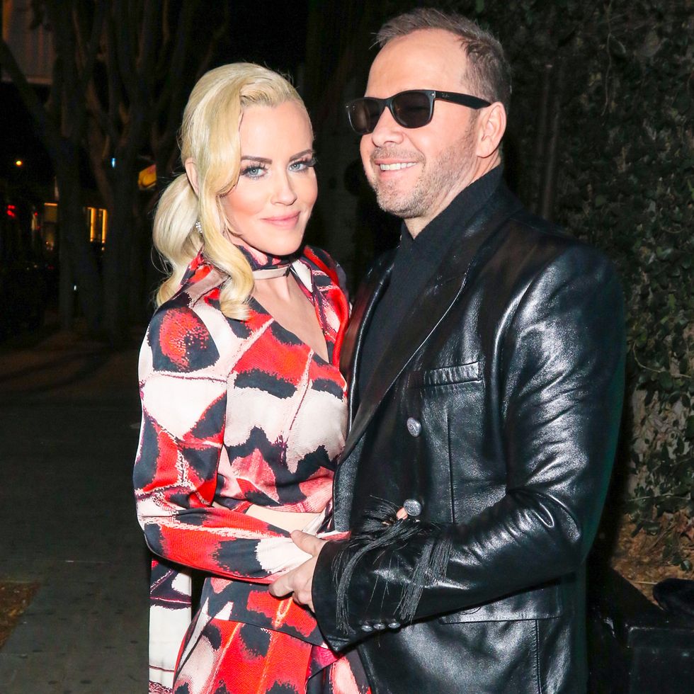 los angeles, ca   december 13 jenny mccarthy and donnie wahlberg are seen on december 13, 2018 in los angeles, california  photo by gotpapbauer griffingc images