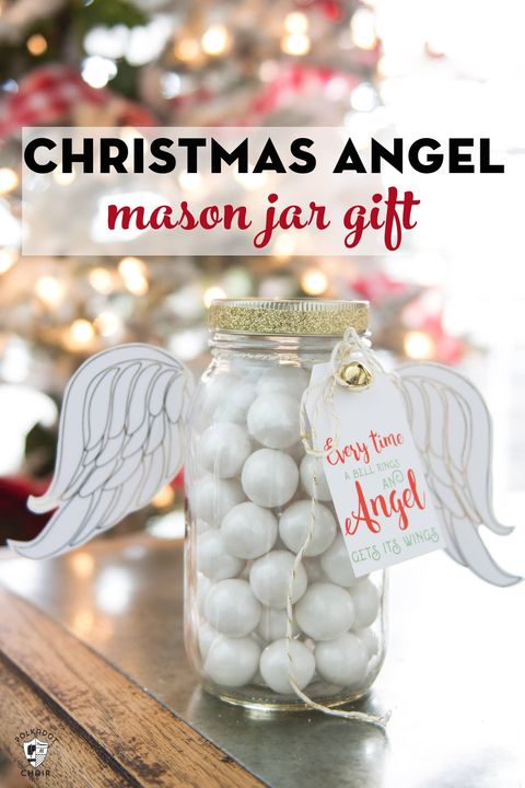 mason jar christmas crafts angel