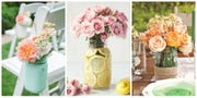 mason jar flower arrangements