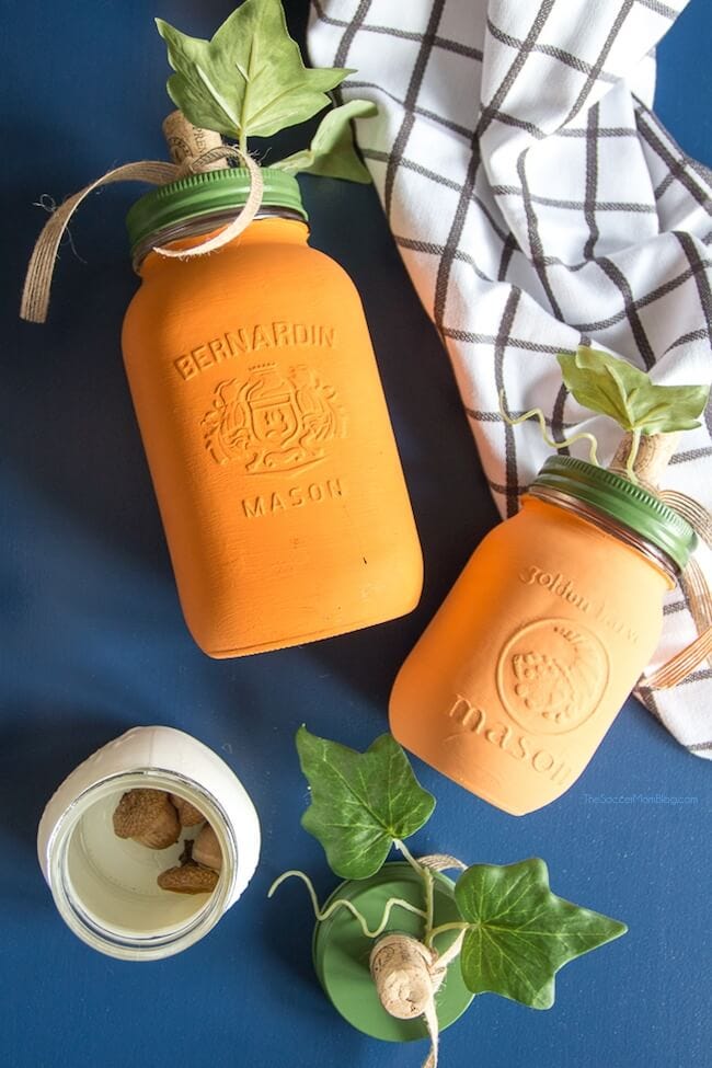 pumpkin mason jars