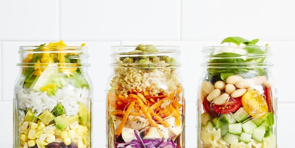 High Protein Salads in Jars for the Best Lunch