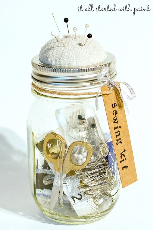 Snowflake Mason Jars - It All Started With Paint