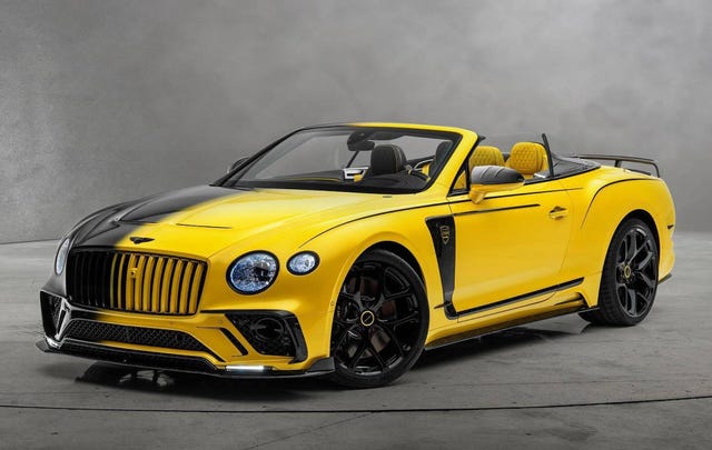 Two-Tone Mansory Bentley Looks Like a Pittsburgh Steelers' Mascot