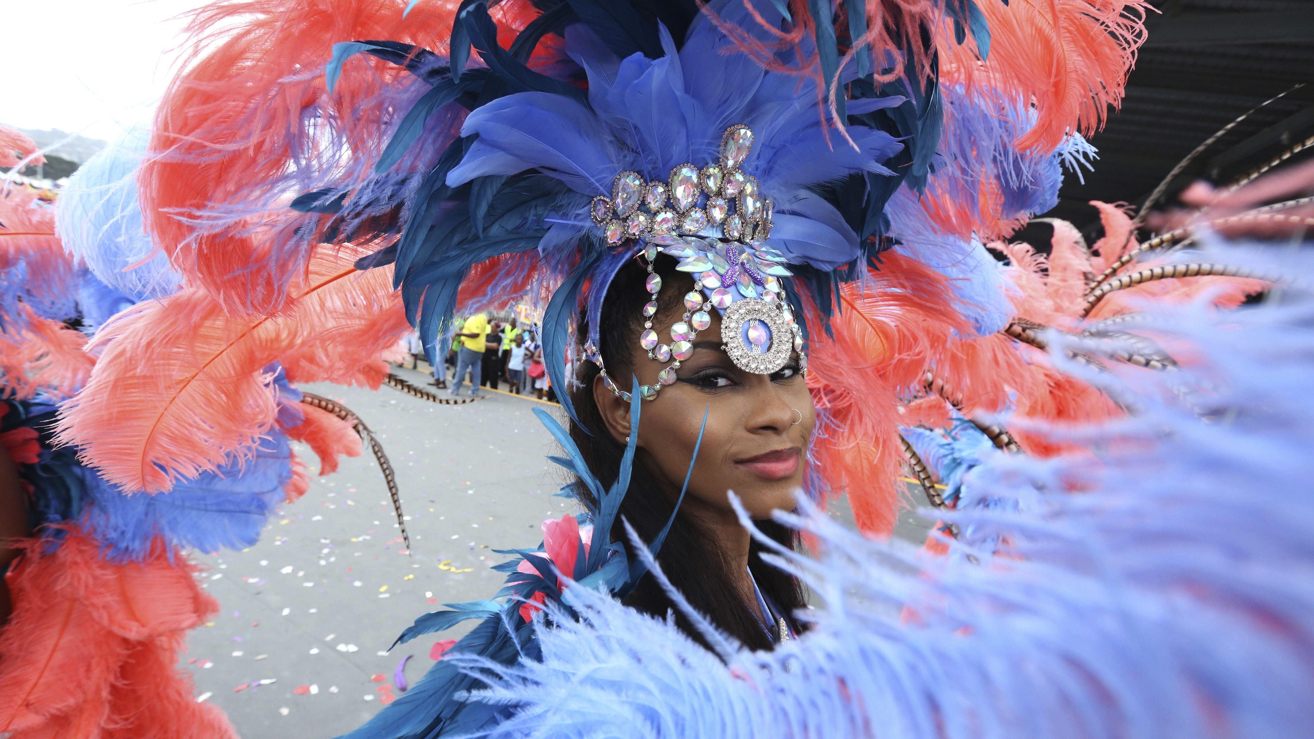 Colorful Caribbean Carnival Costume