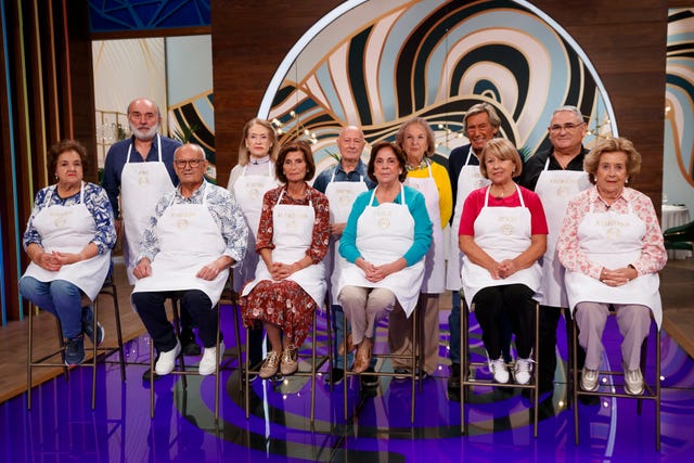 grabación del programa de master chef de abuelos segunda edición