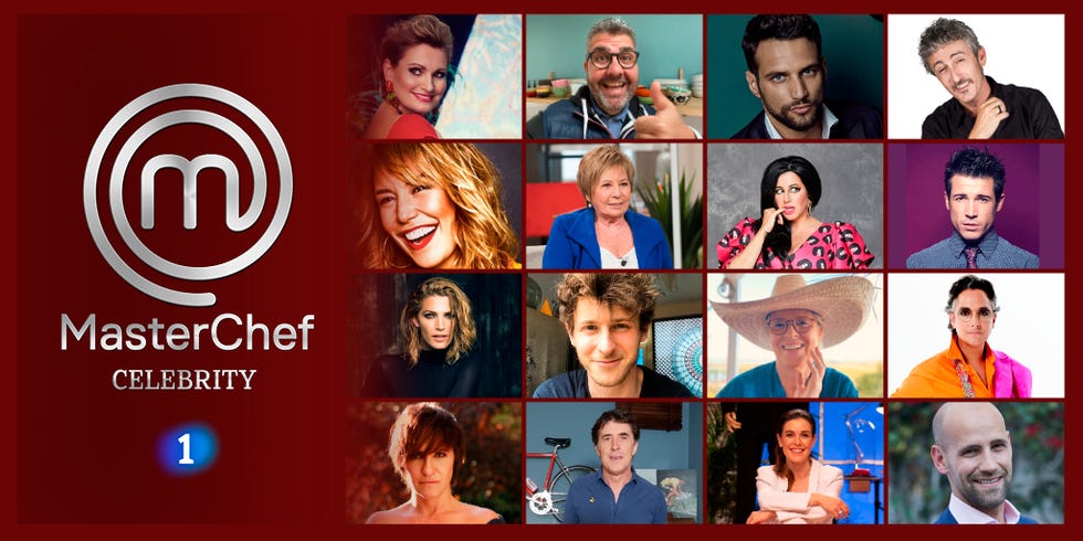 las imágenes de los 16 concursantes de masterchef celebrity 5