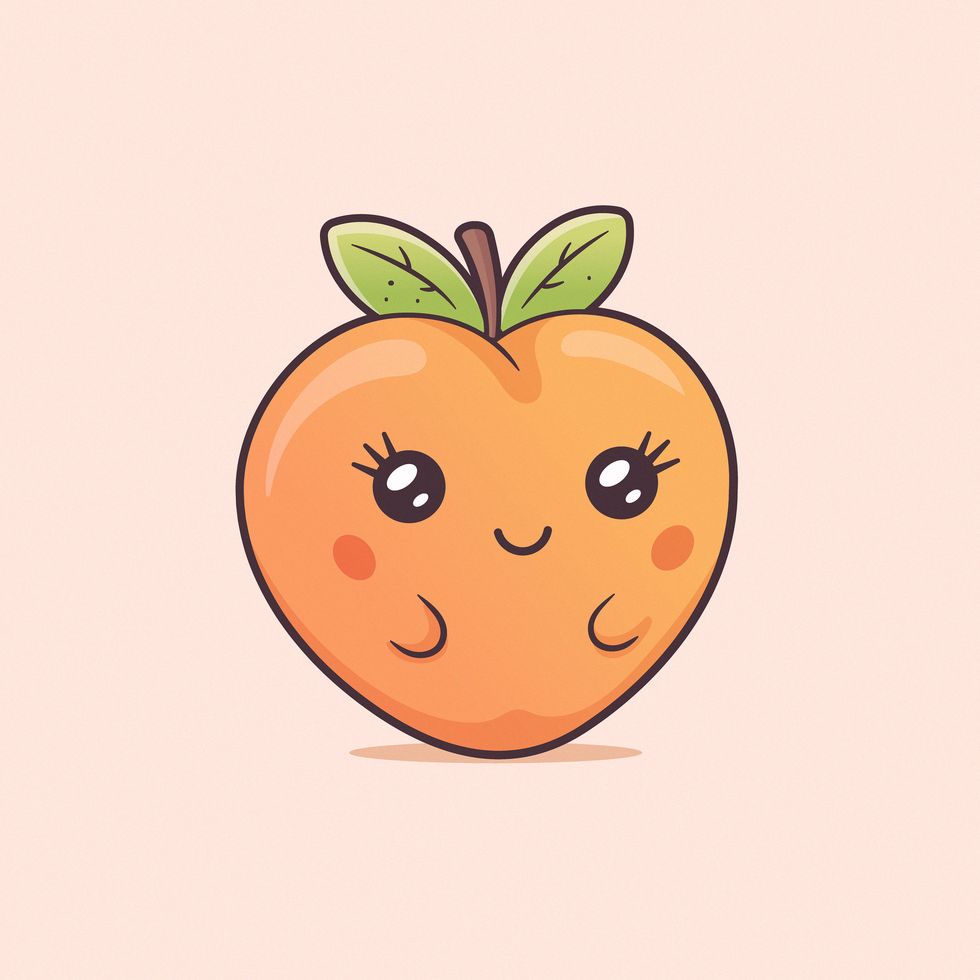 Fruit, Cartoon, Plant, Illustration, Food, Smile, Grapefruit, Apple, Clip art, 