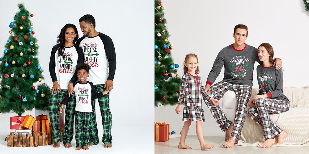 Matching Christmas Pajamas for the Whole Family 