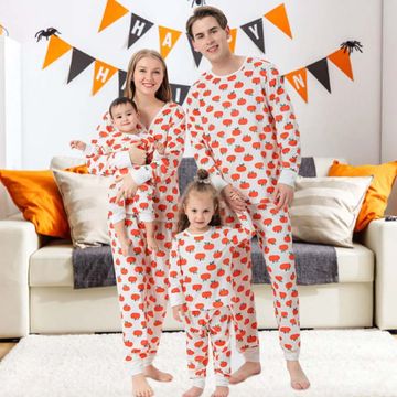 family matching halloween pajamas