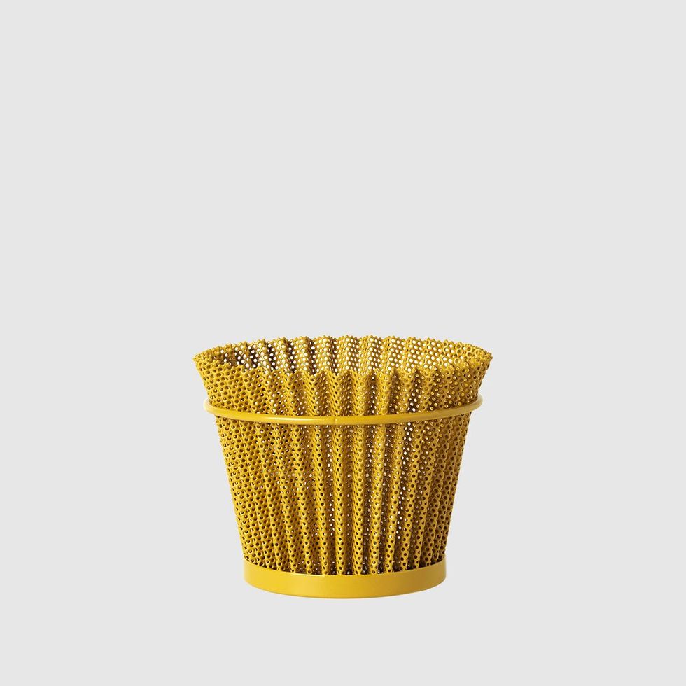 Yellow, Baking cup, Wicker, 