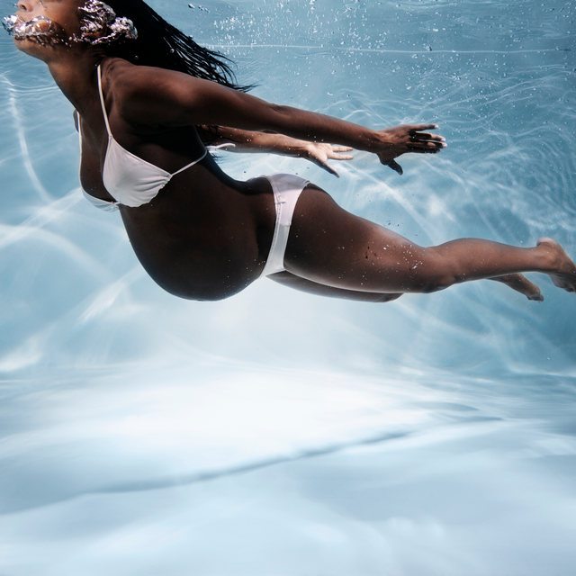 Bikini Two Tone,American Women's Swimwear Bikini Swimming Costume Tummy  Control Swimsuits S