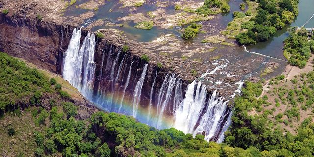 Cartaratas Victoria Falls en Zimbabwe