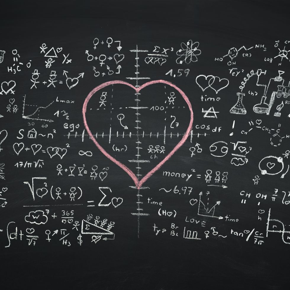 math heart valentines day captions
