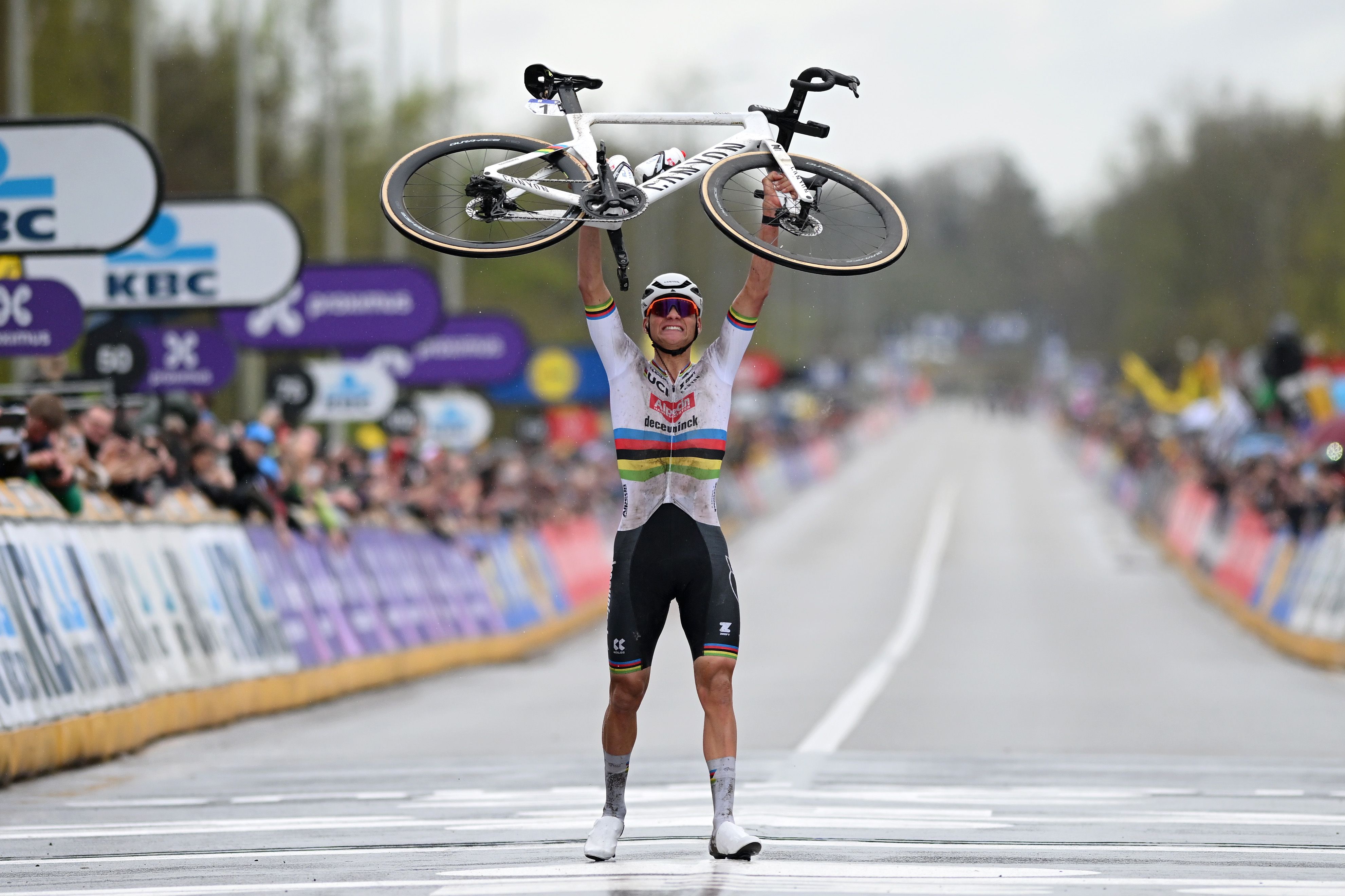 Mathieu Van der Poel in Spain Ahead of Paris-Roubaix