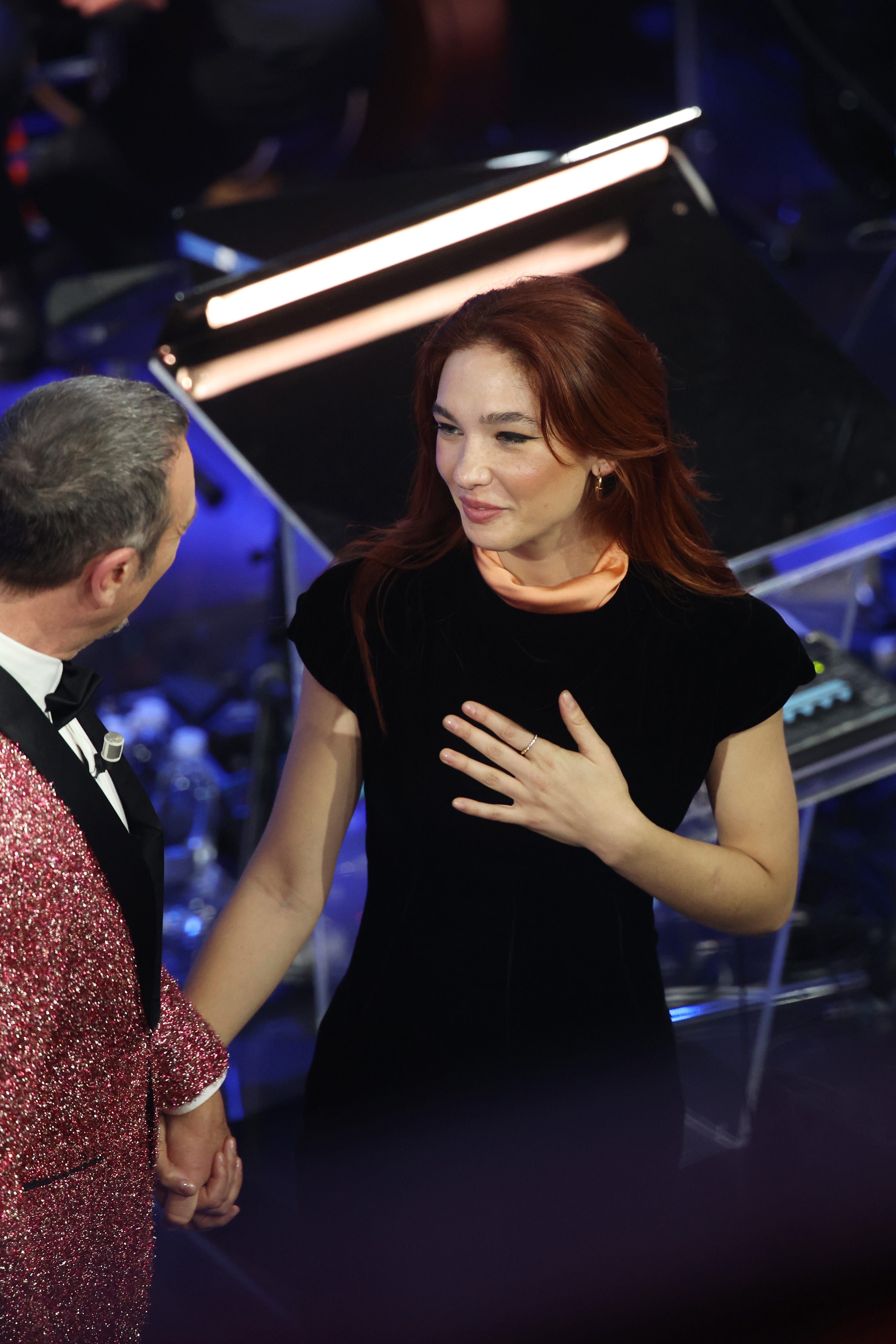 Matilda de Angelis a Sanremo 2024: tutto sul suo taglio capelli rossi